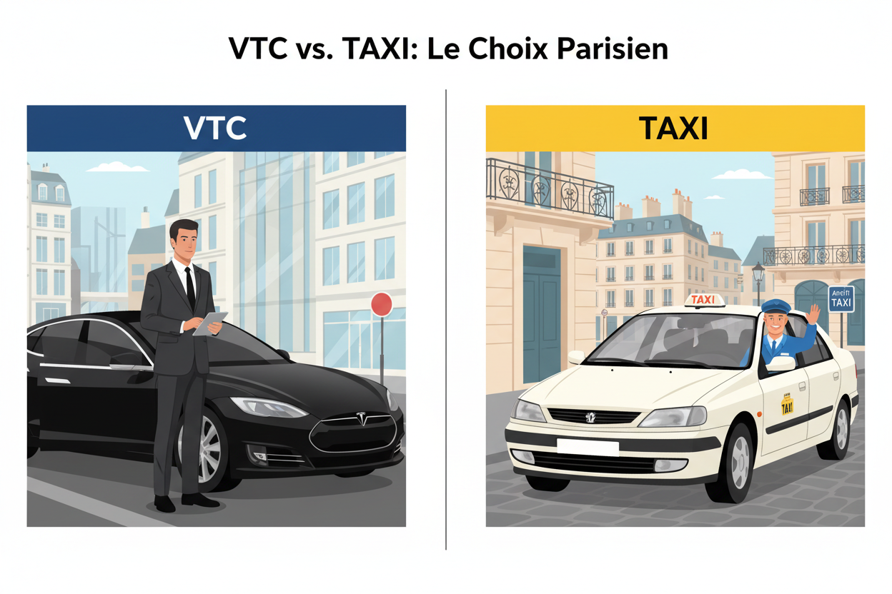 VTC ou taxi à Tours : quelle différence et comment choisir ?