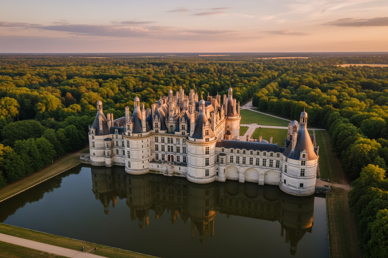 Château de Chambord — transfert VTC depuis Tours