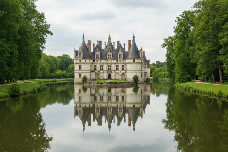 Château d'Azay-le-Rideau — transfert VTC depuis Tours